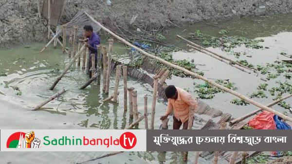 প্রতিমন্ত্রী পলকের নির্দেশের পরই অবৈধ বেড়া উচ্ছেদ