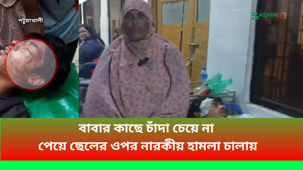 বাবার-কাছে-চাঁদা-চেয়ে-না-পেয়ে-ছেলের-ওপর-নারকীয়-হামলা-চালায়-স্থানীয়-বখাটেরা।