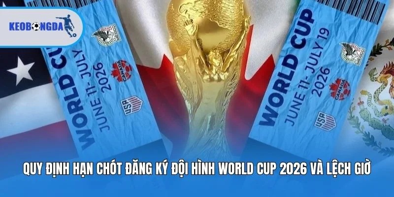Quy Định Hạn Chót Đăng Ký Đội Hình World Cup 2026 Và Lệch Giờ