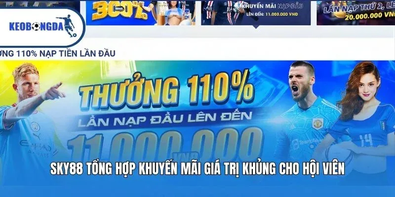 SKY88 Tổng Hợp Khuyến Mãi Giá Trị Khủng Cho Hội Viên
